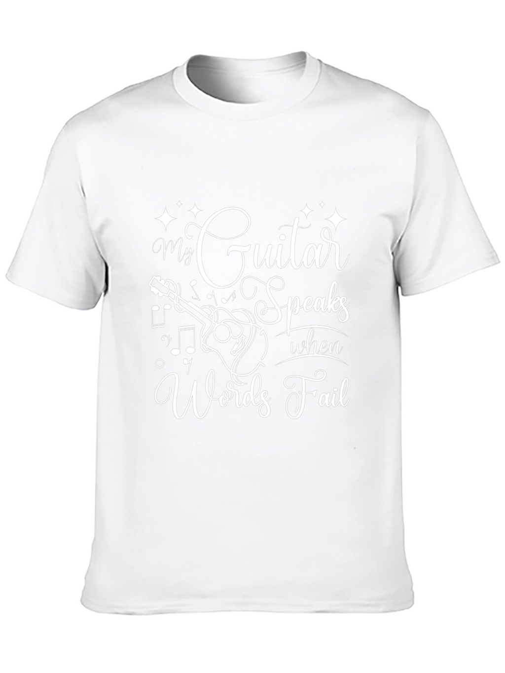 Guitar Speaks T-Shirt - Musician Apparel