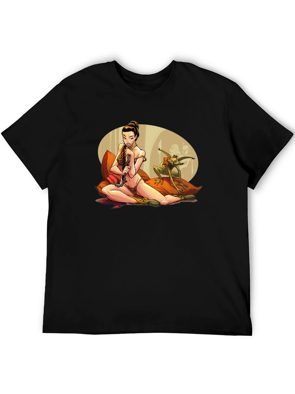 Leia Jabba Scene Graphic T-Shirt