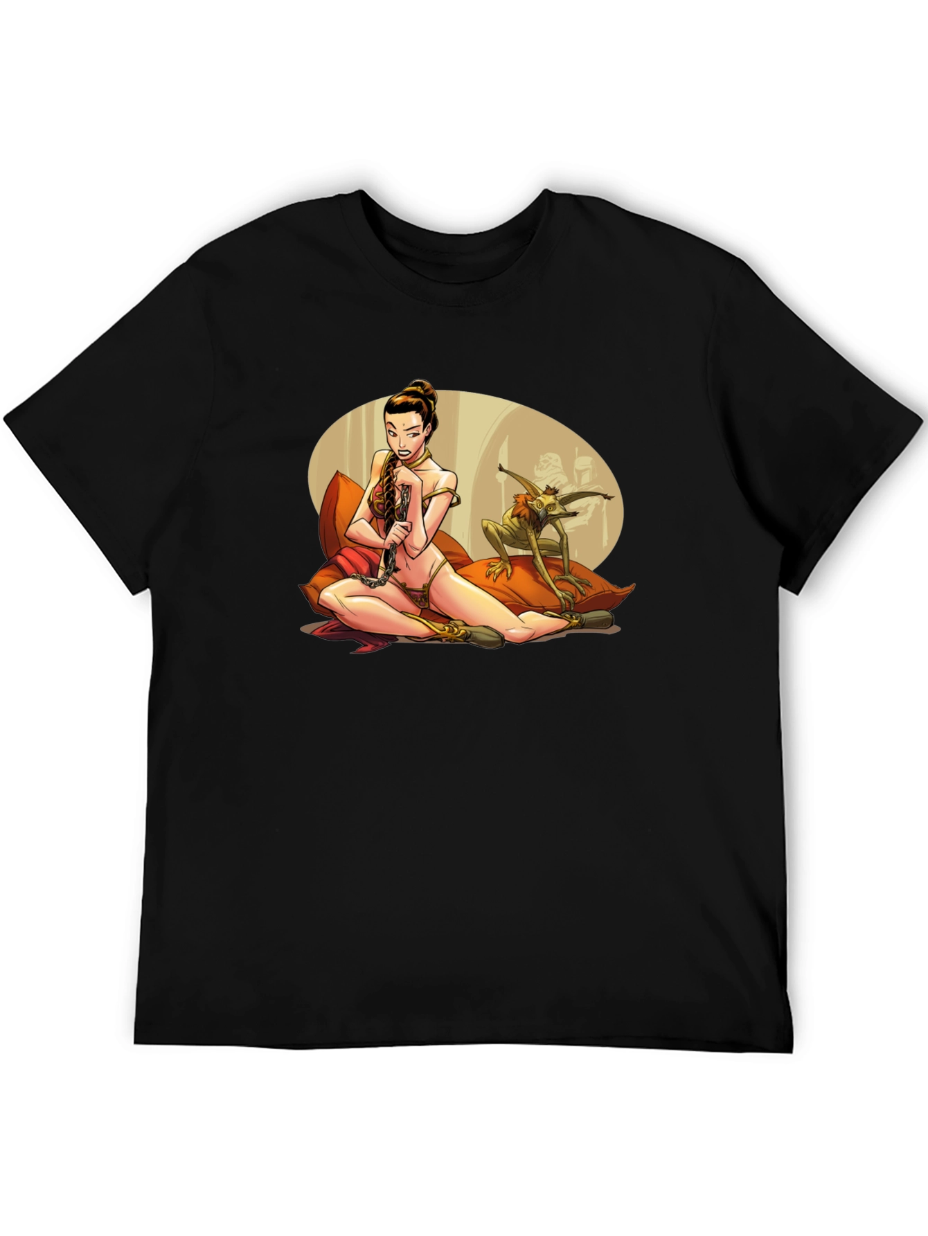 Leia Jabba Scene Graphic T-Shirt