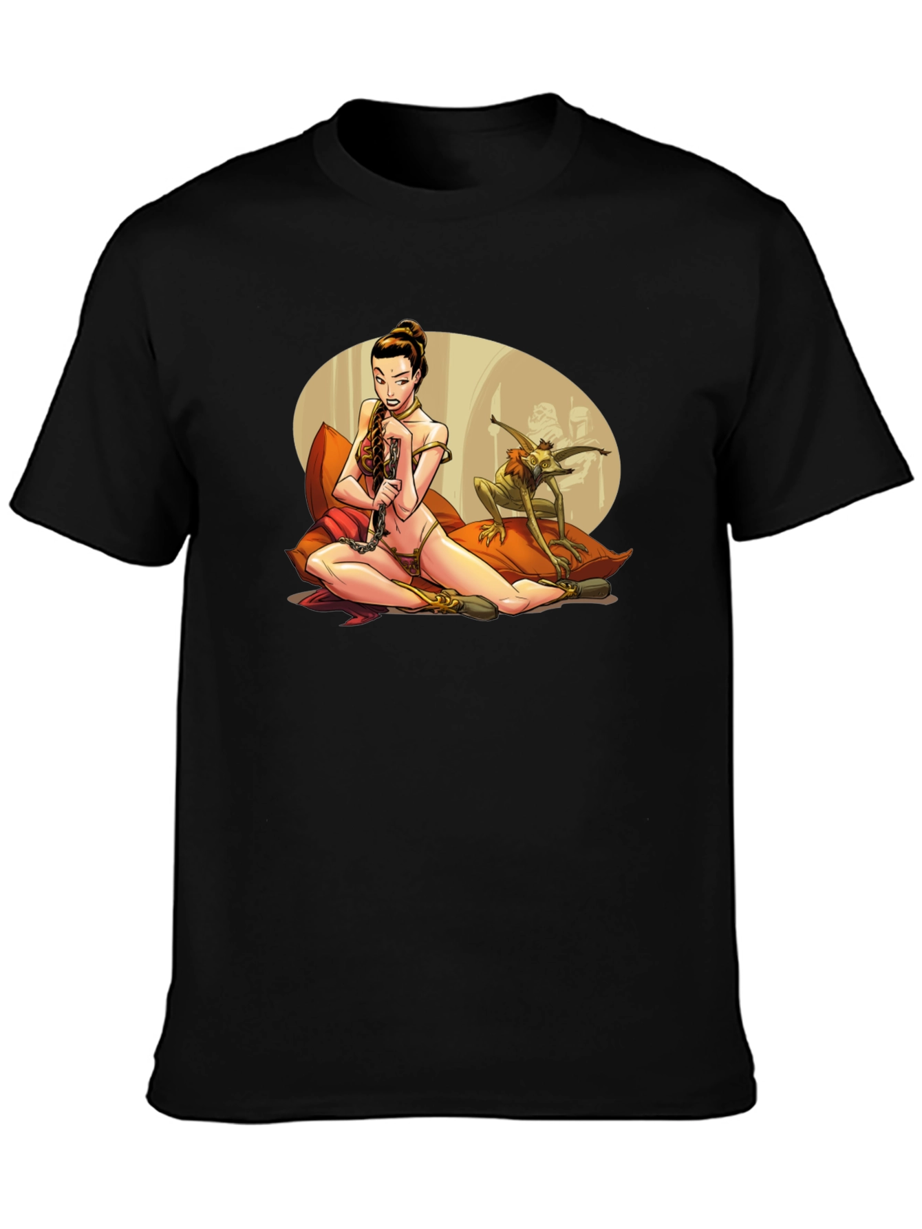 Leia Jabba Scene Graphic T-Shirt