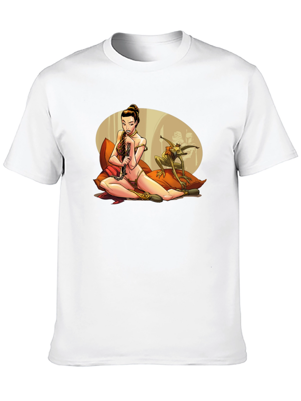 Leia Jabba Scene Graphic T-Shirt
