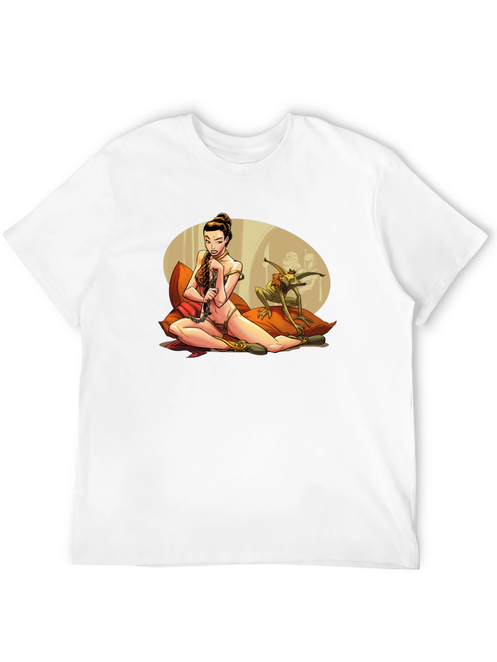 Leia Jabba Scene Graphic T-Shirt