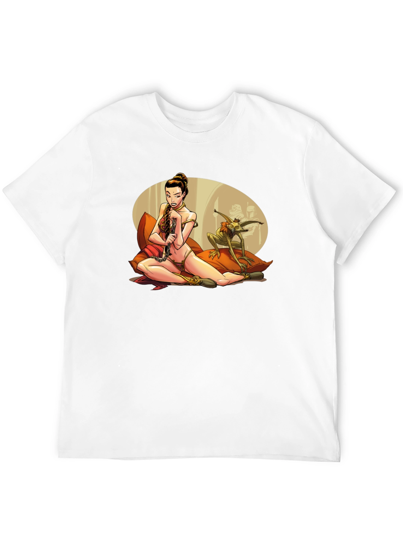 Leia Jabba Scene Graphic T-Shirt