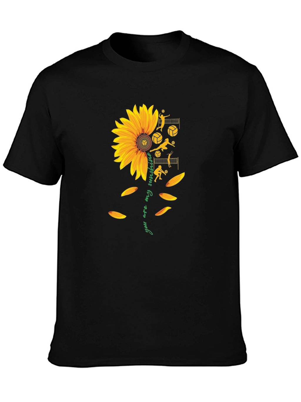 Sunflower Volleyball Graphic Tee