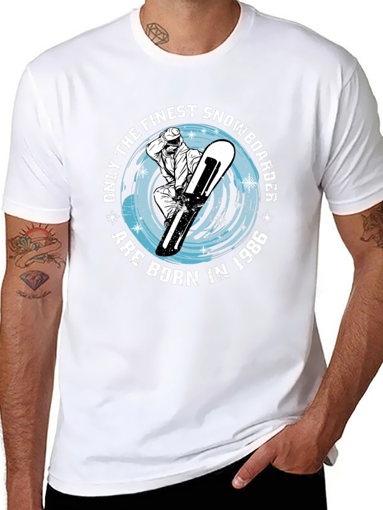 Finest Snowboarder Born in 1986 Graphic T-Shirt