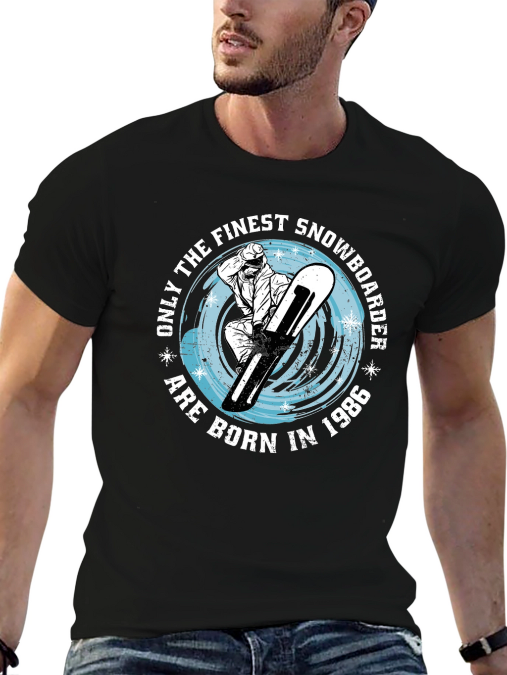 Finest Snowboarder Born in 1986 Graphic T-Shirt
