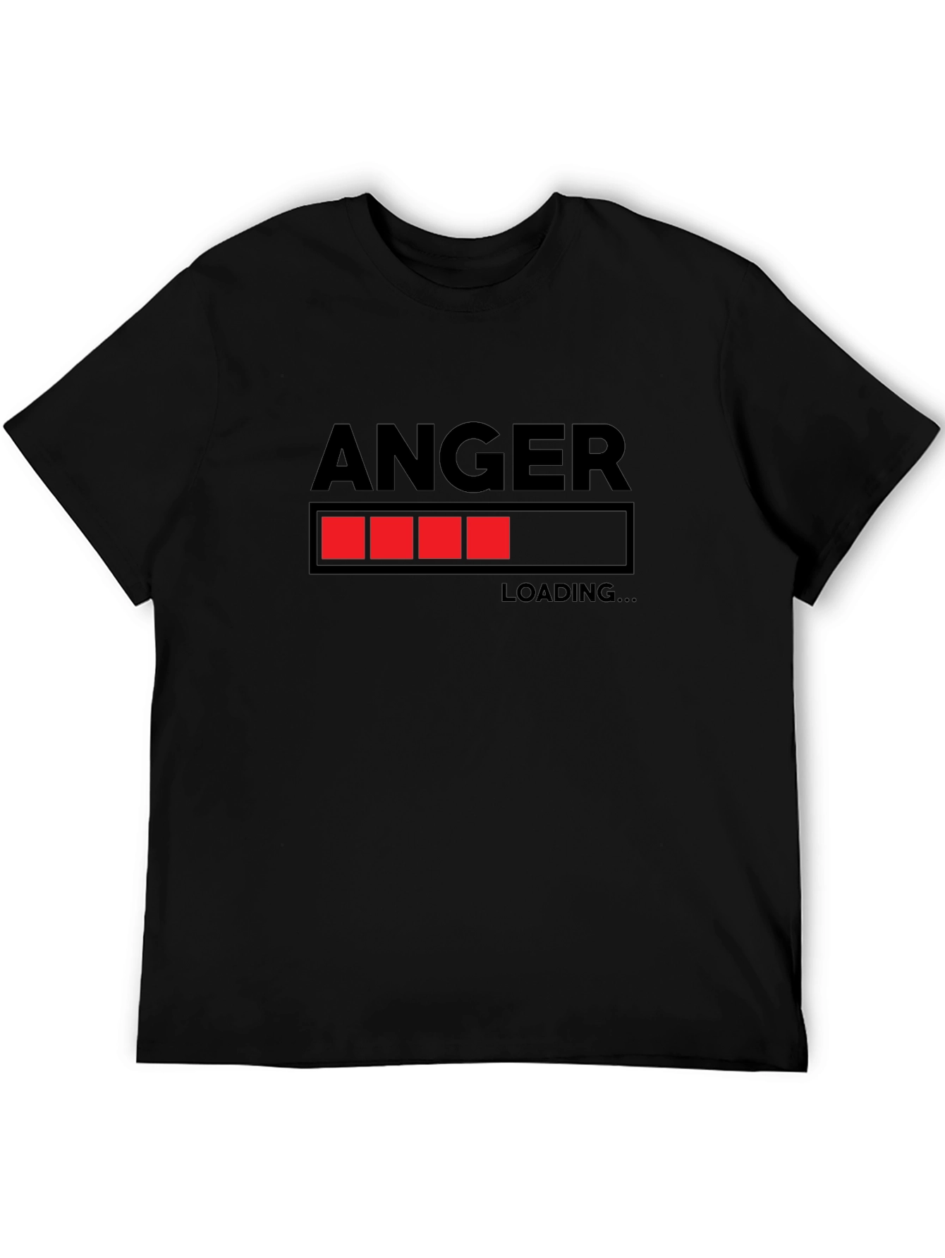 Anger Loading Funny Graphic T-Shirt