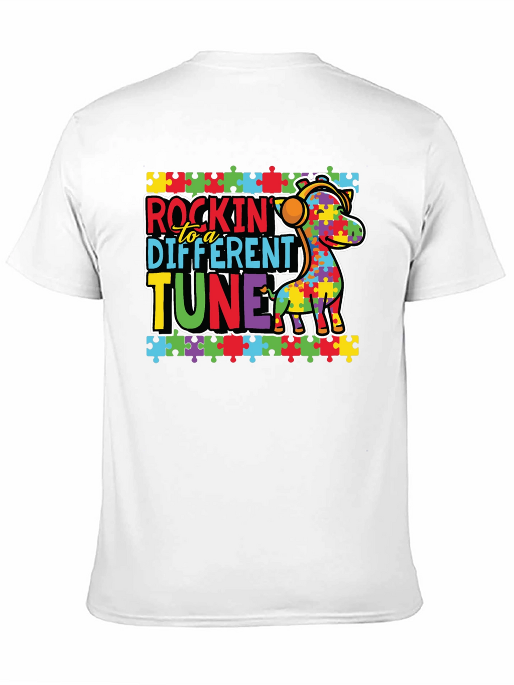 Autism Awareness Rockin to a Different Tune T-Shirt