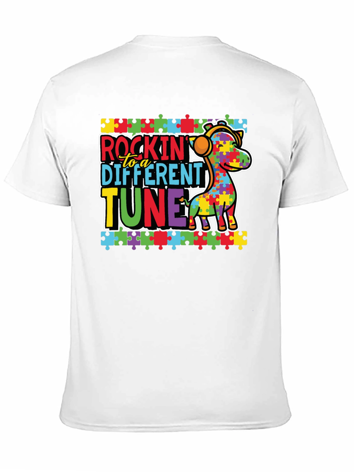 Autism Awareness Rockin to a Different Tune T-Shirt