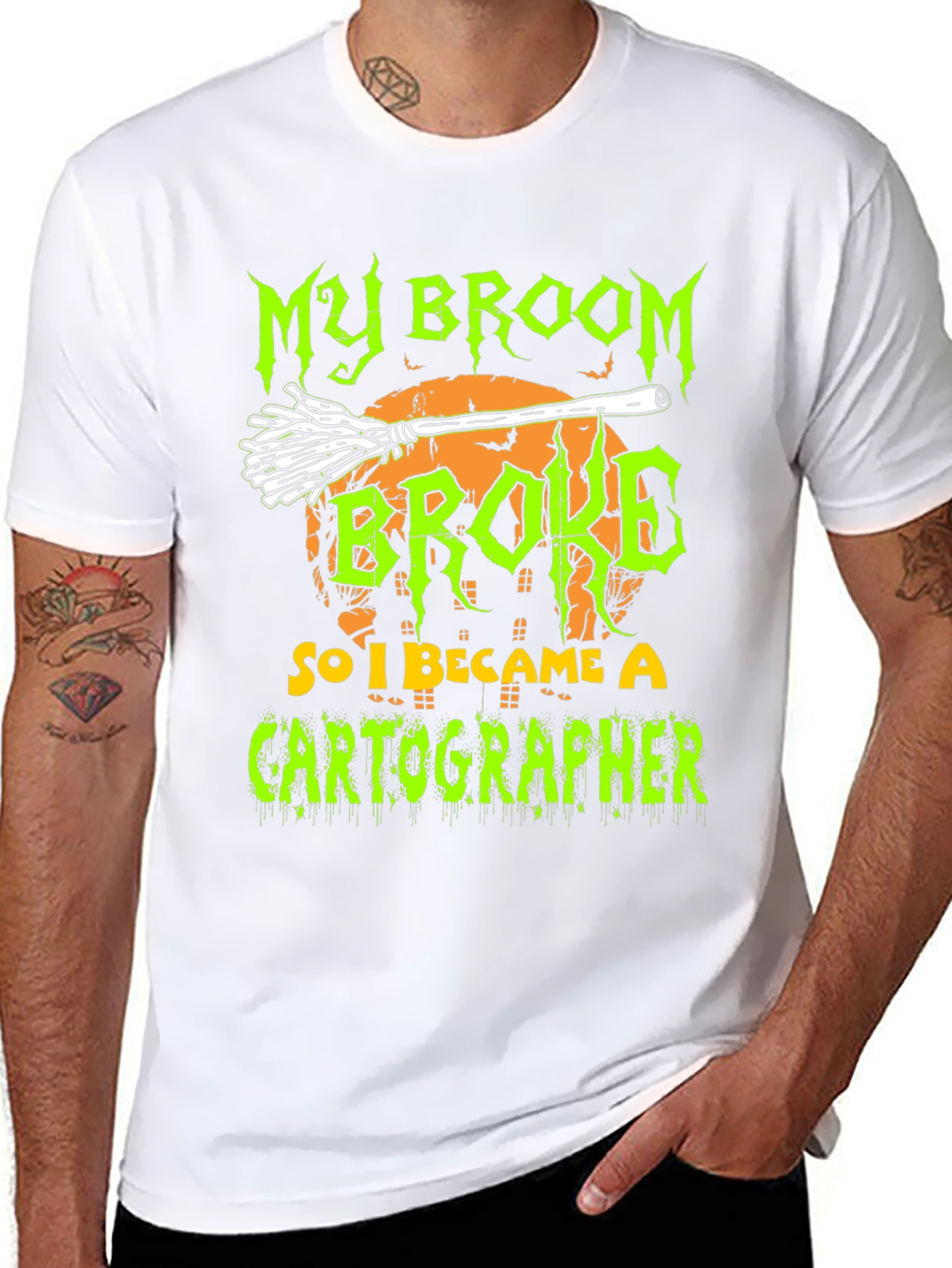 Funny Halloween Cartographer T-Shirt