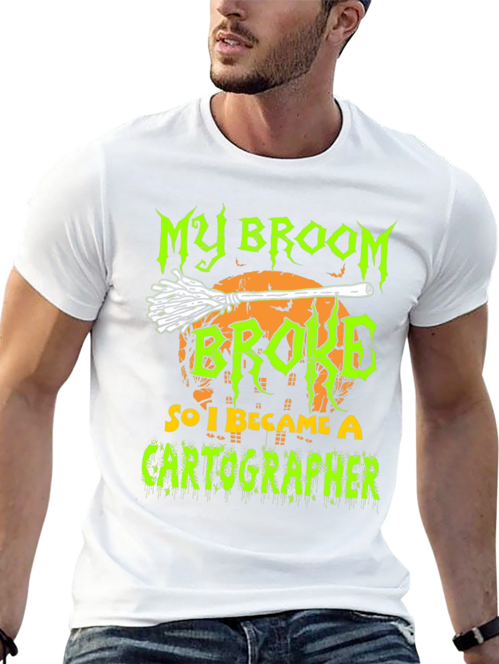 Funny Halloween Cartographer T-Shirt