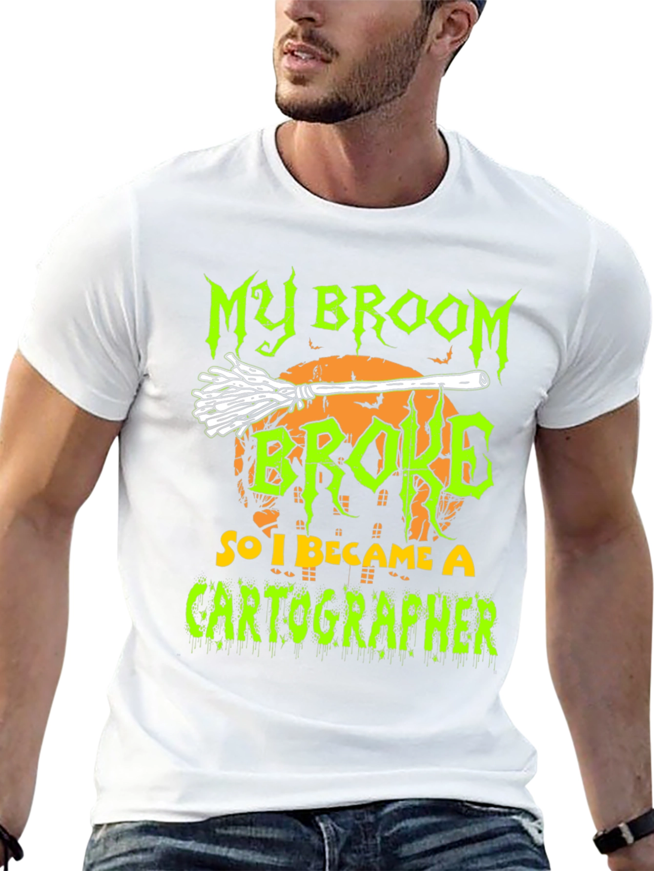 Funny Halloween Cartographer T-Shirt