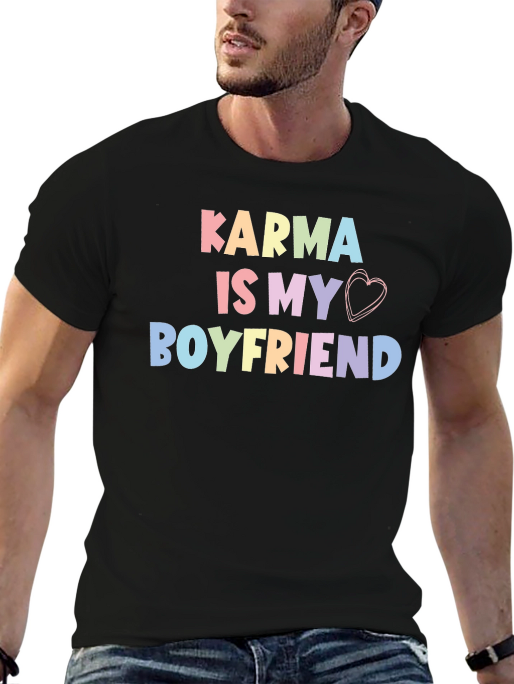 Karma Is My Boyfriend T-Shirt Trendy Cute Top