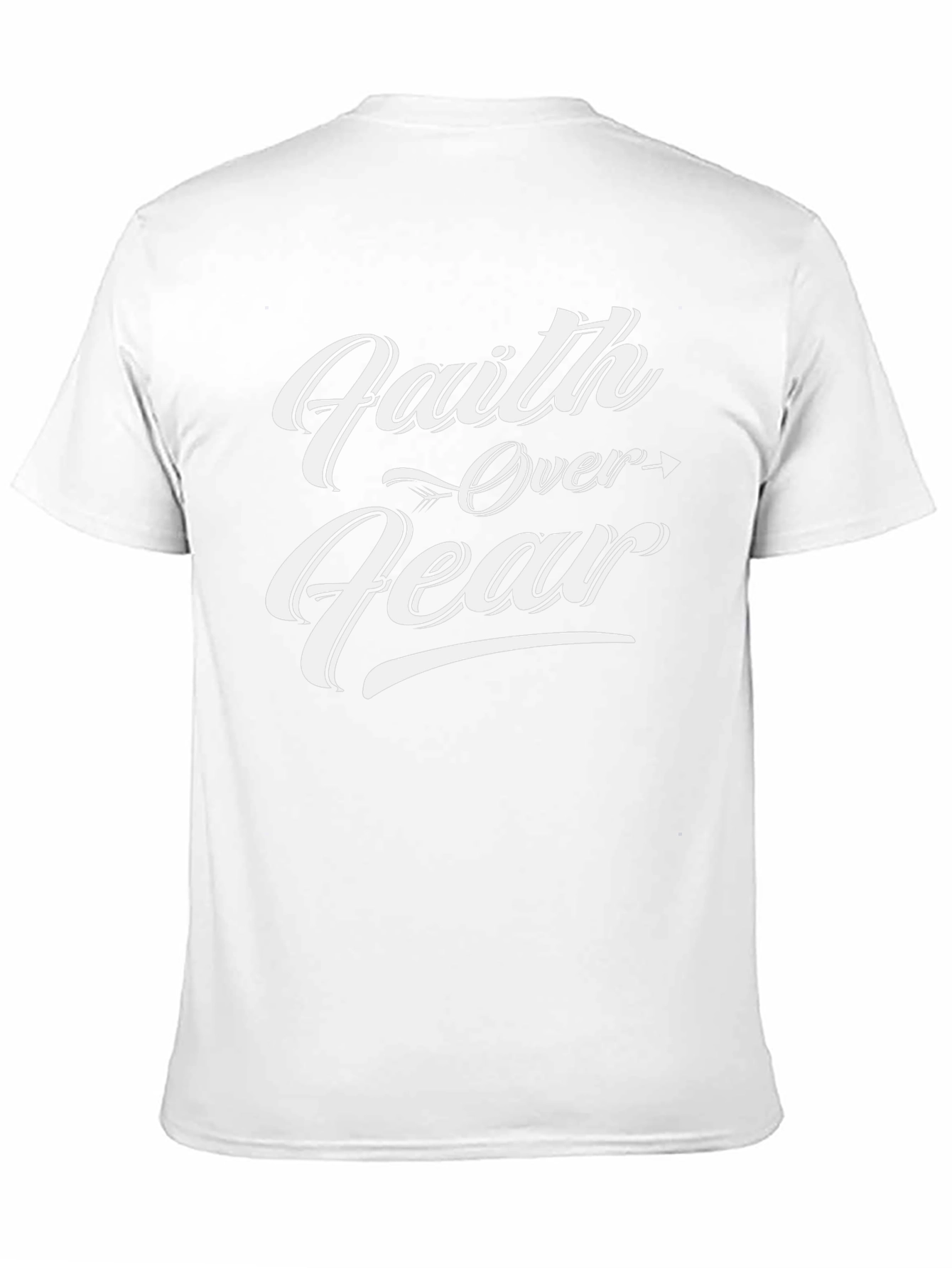Faith Over Fear Graphic T-Shirt - Black