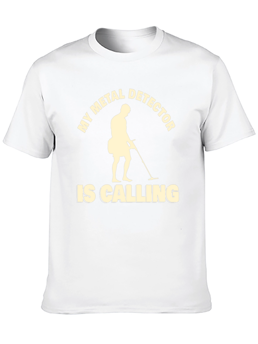 Metal Detector Calling Graphic T-Shirt
