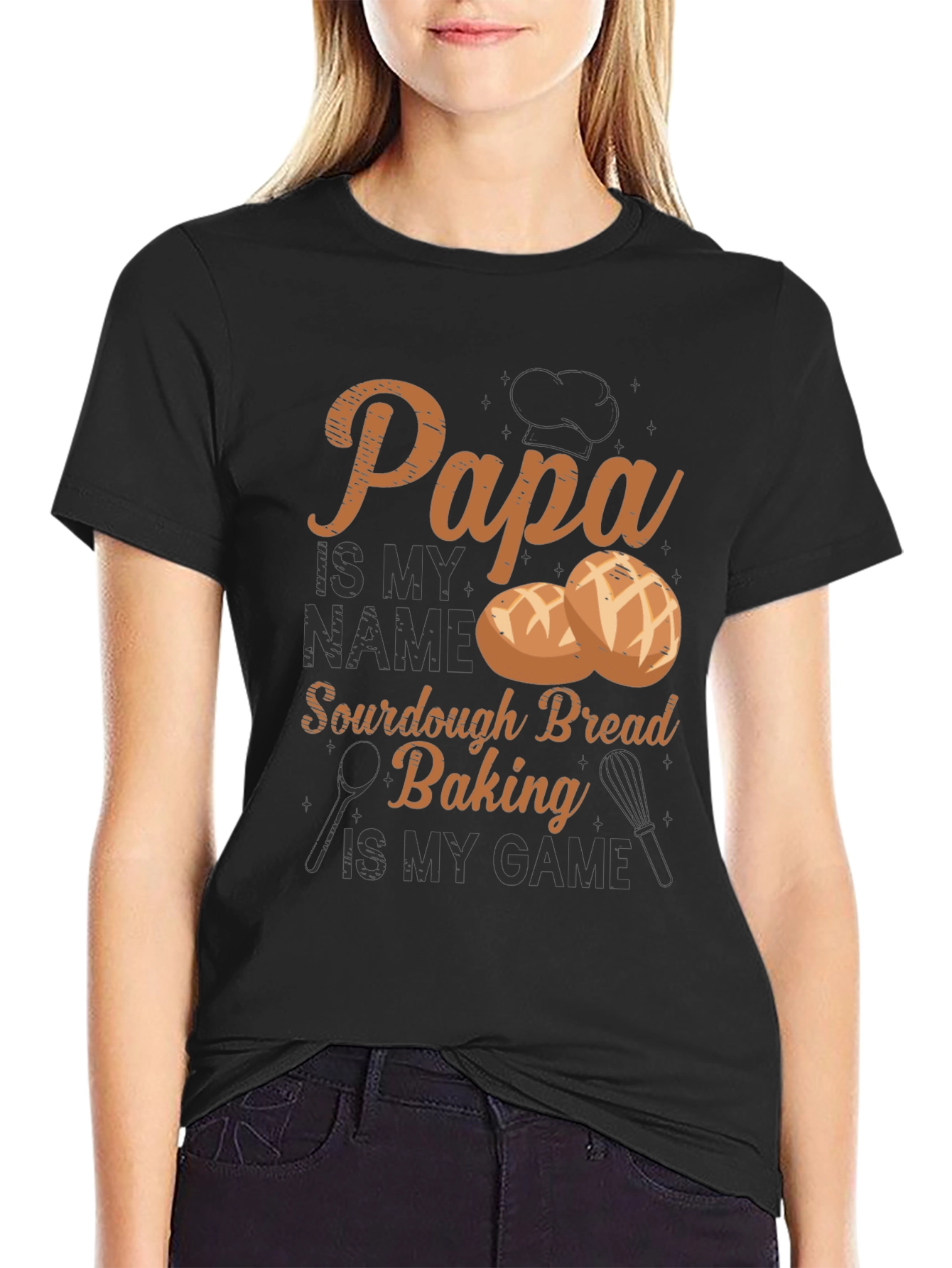 Papa Sourdough Bread Baking T-Shirt