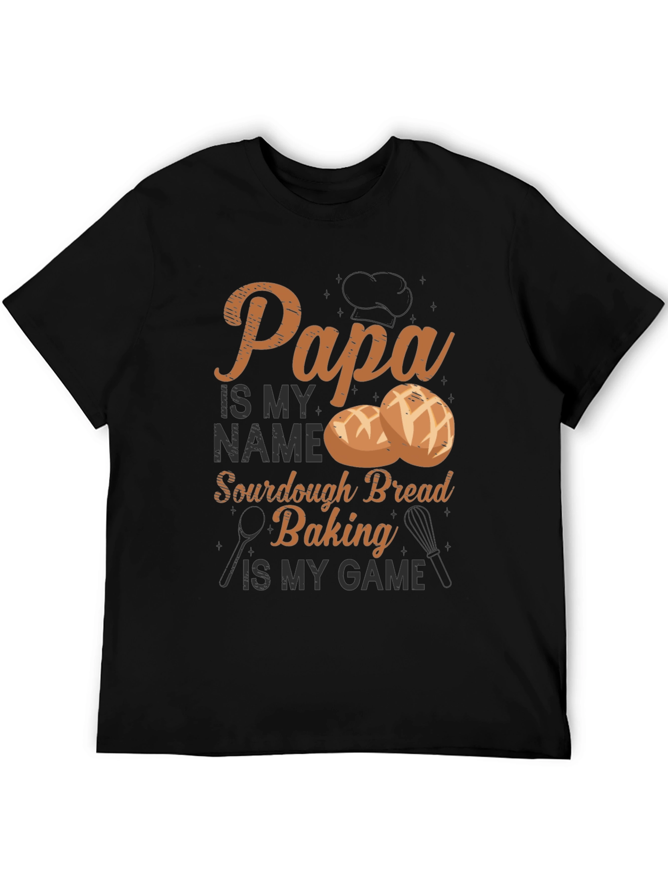 Papa Sourdough Bread Baking T-Shirt