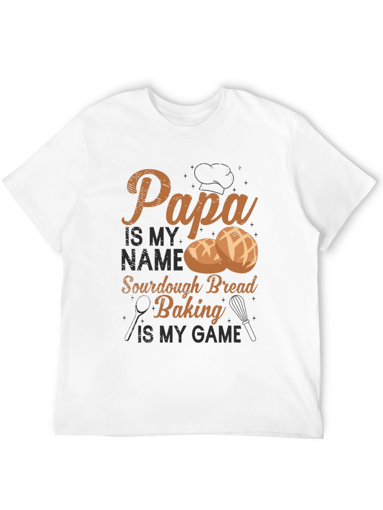 Papa Sourdough Bread Baking T-Shirt