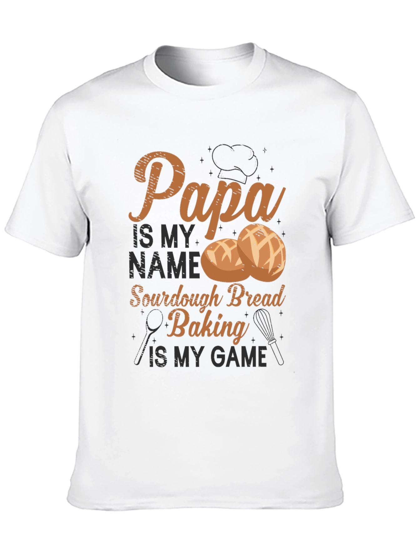 Papa Sourdough Bread Baking T-Shirt