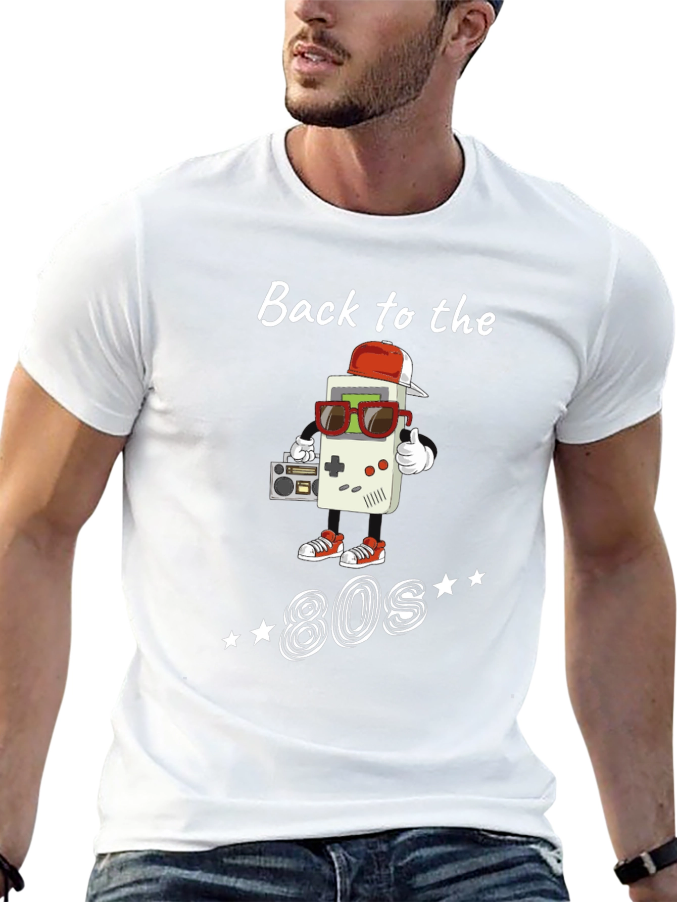 Back to the 80s Black T-Shirt
