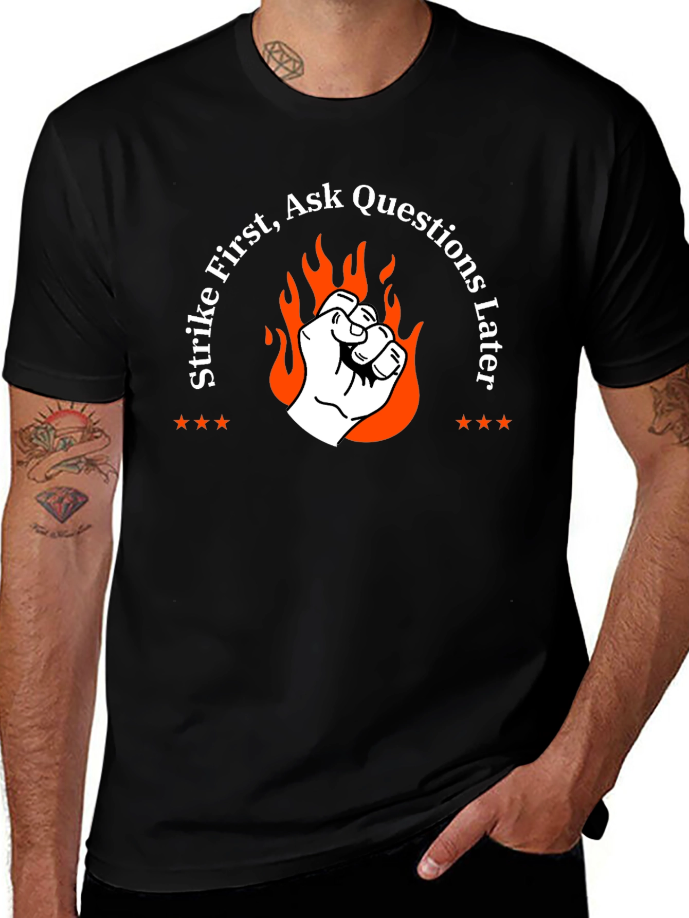 Strike First Graphic T-Shirt