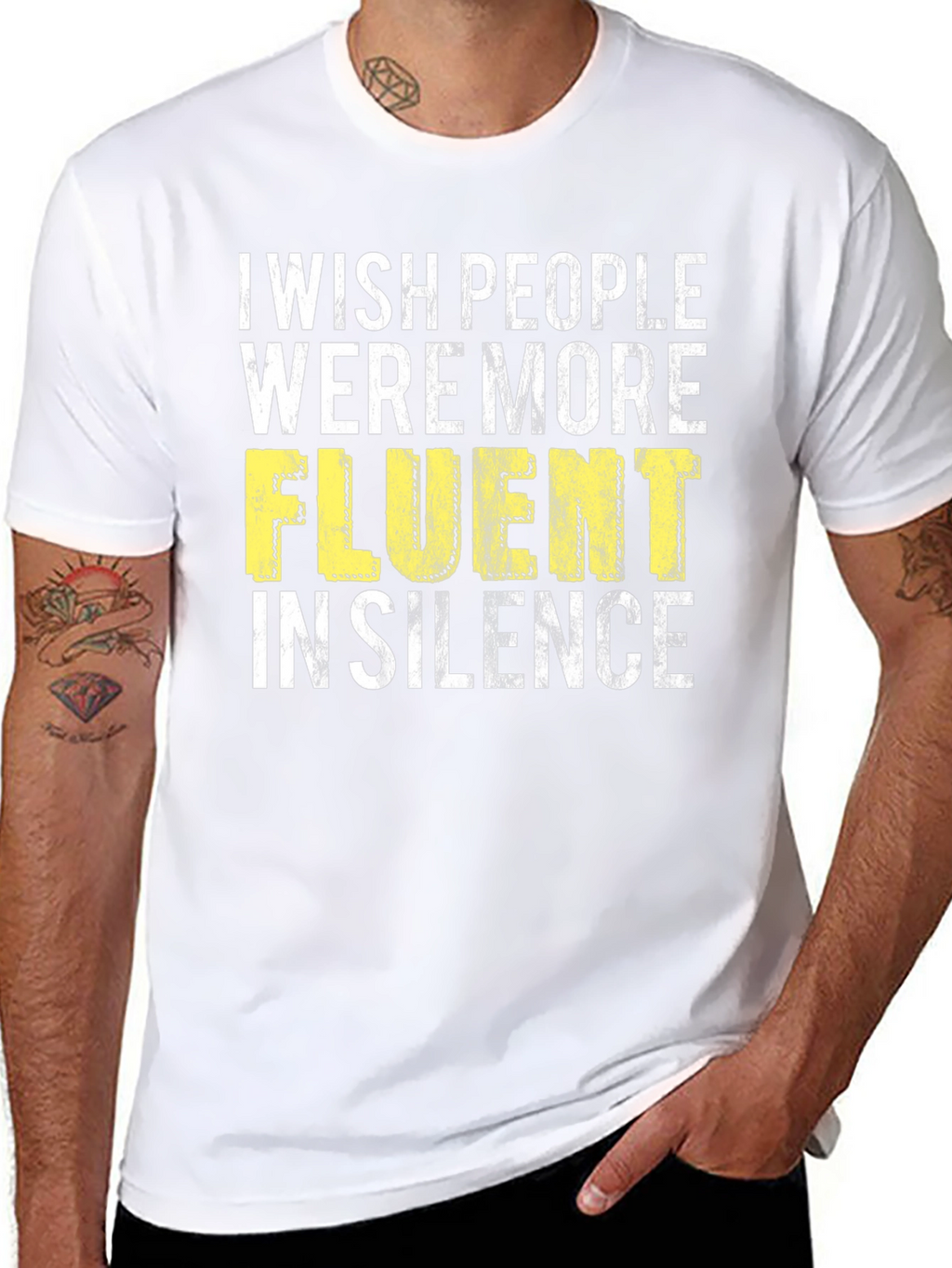 Fluent in Silence Graphic T-Shirt