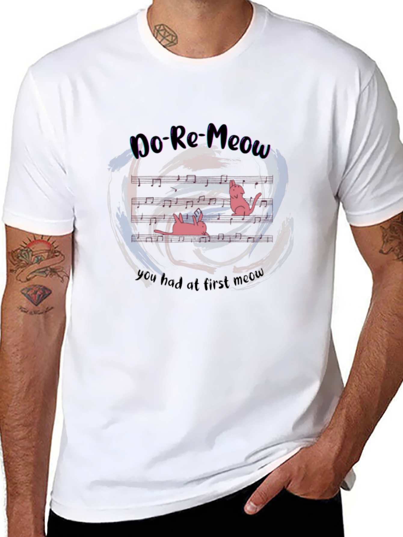 Do Re Meow Music Cats T-Shirt