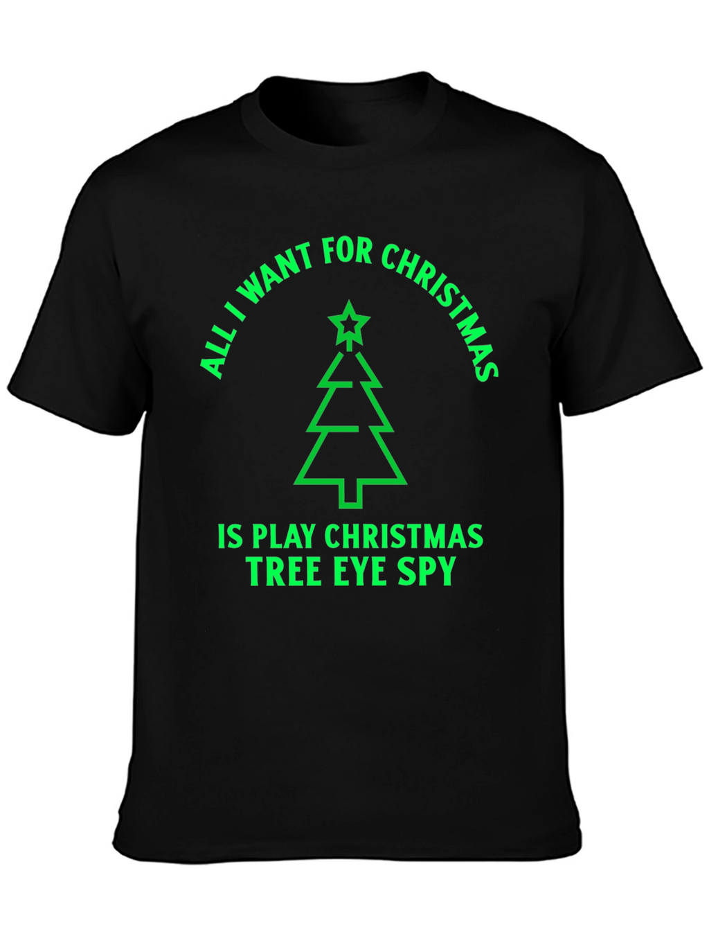 Christmas Tree Eye Spy Graphic Tee