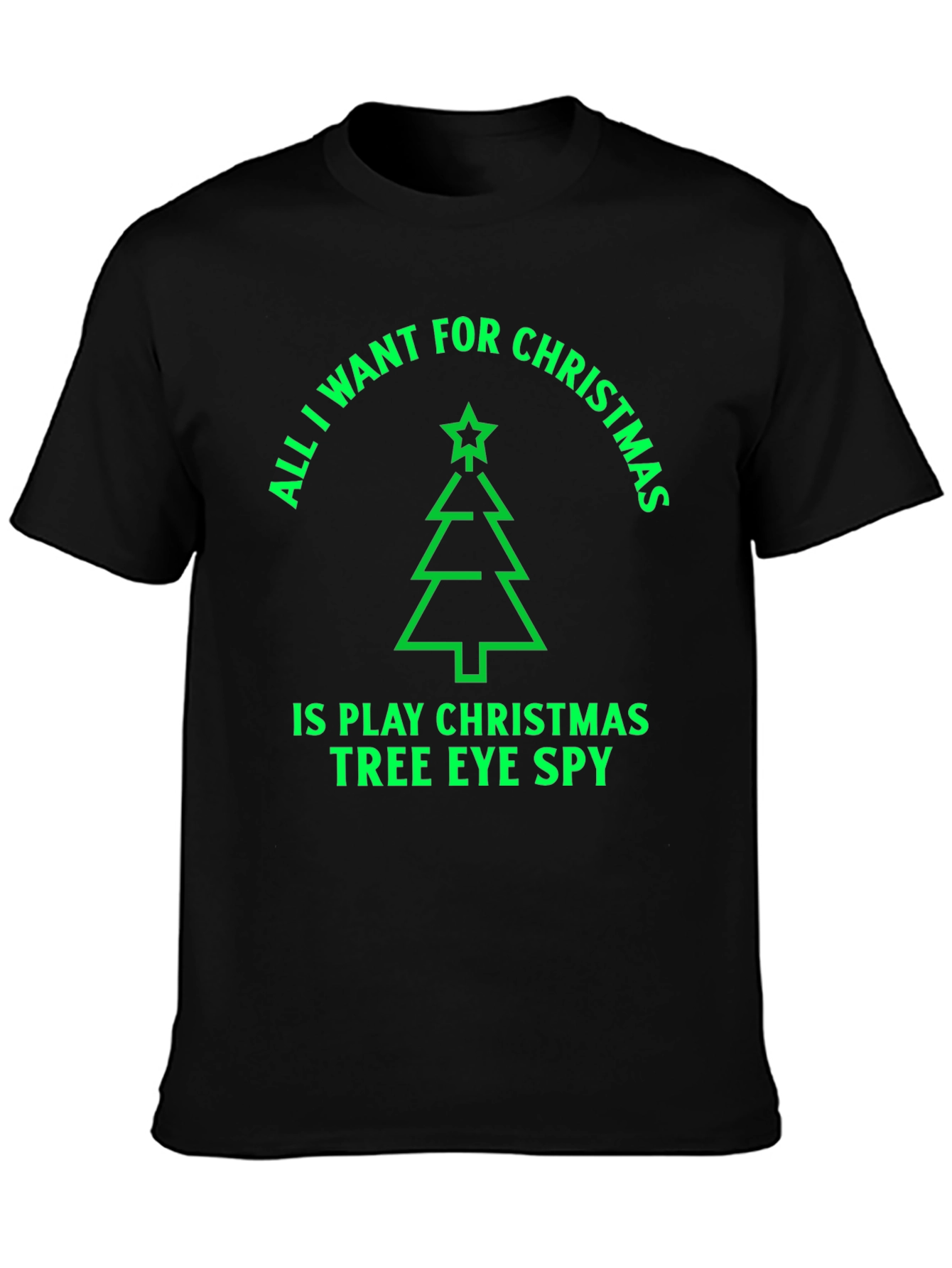 Christmas Tree Eye Spy Graphic Tee