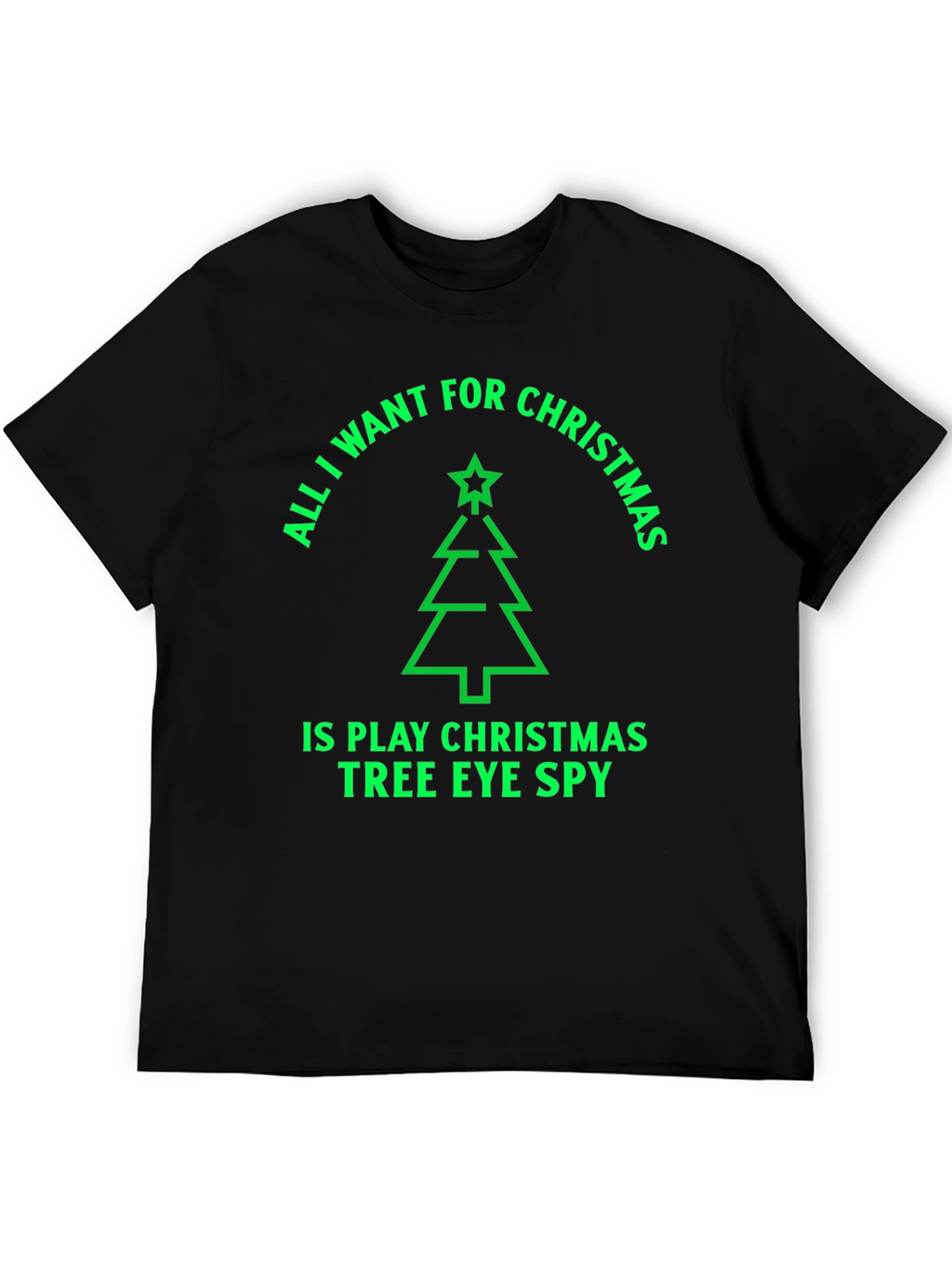 Christmas Tree Eye Spy Graphic Tee