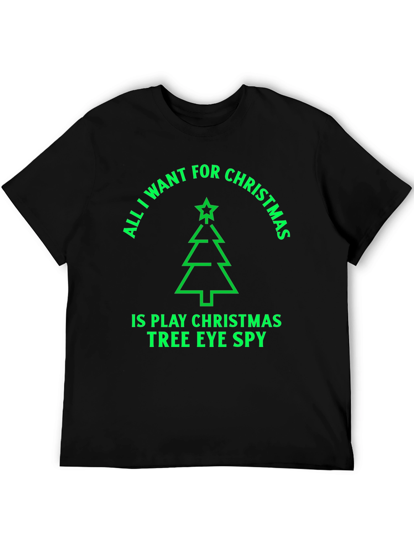 Christmas Tree Eye Spy Graphic Tee
