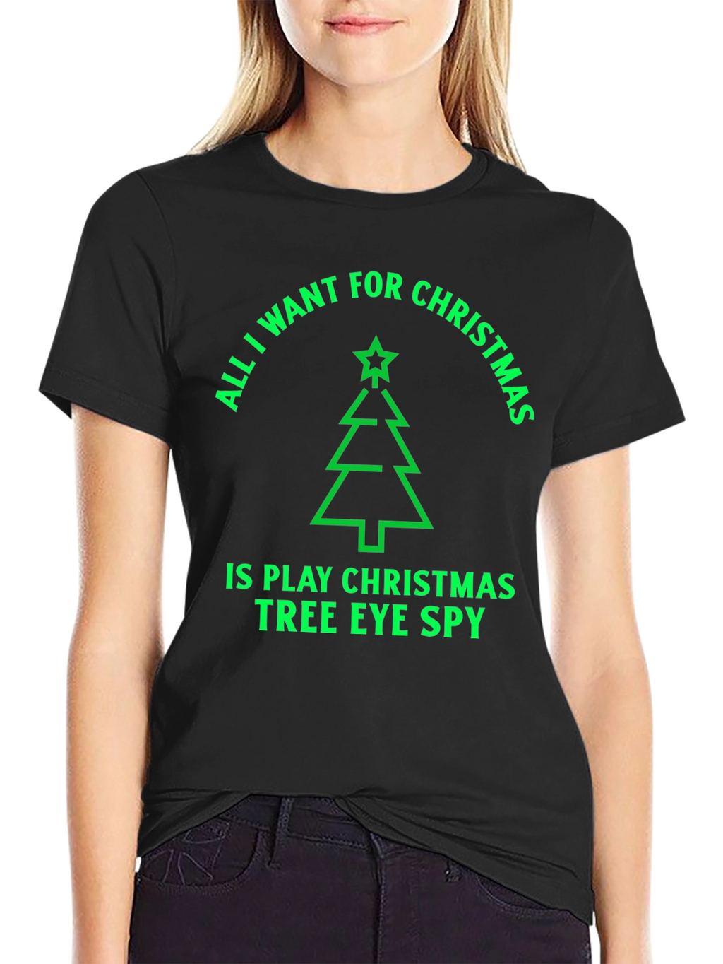 Christmas Tree Eye Spy Graphic Tee
