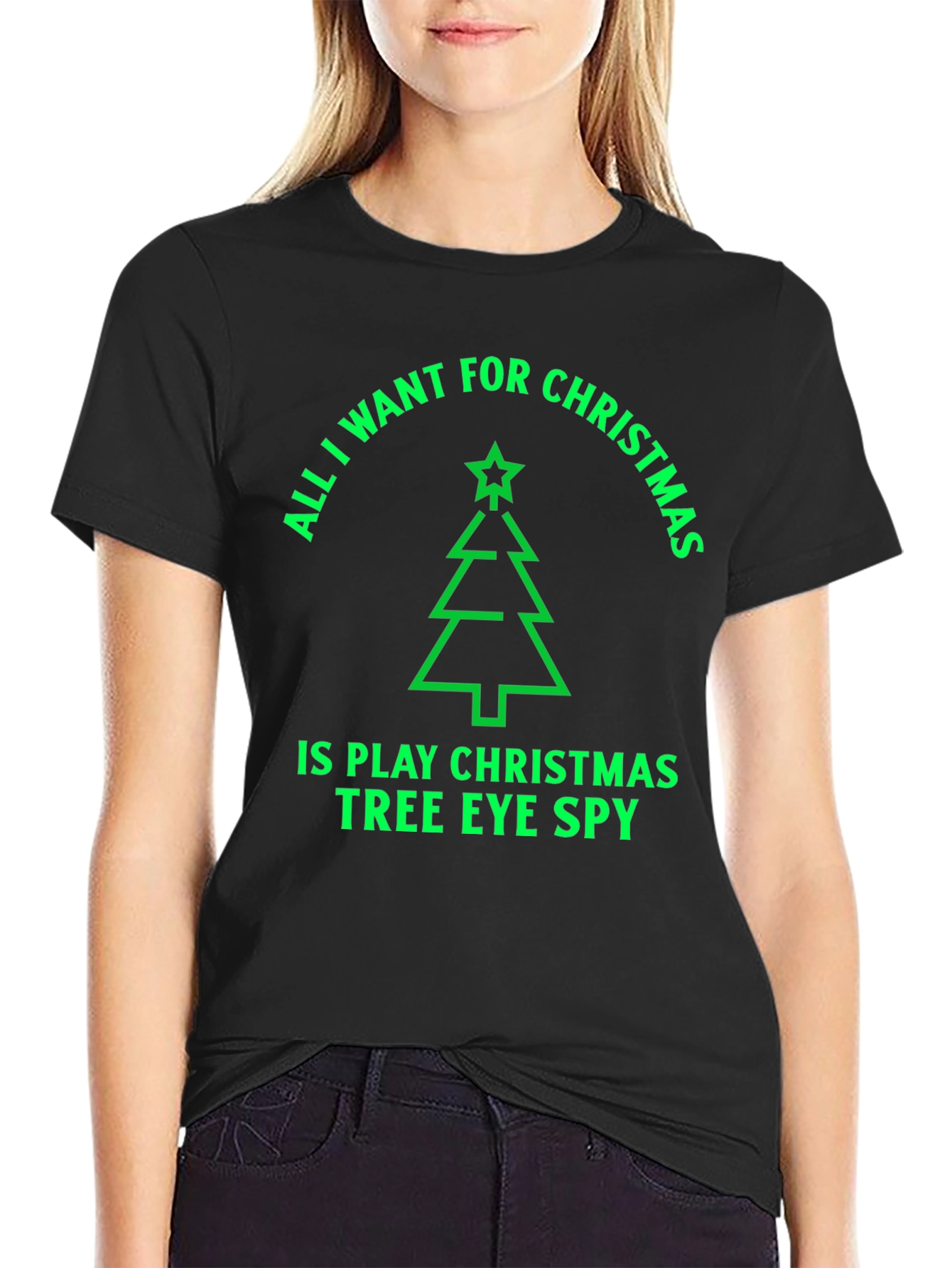 Christmas Tree Eye Spy Graphic Tee