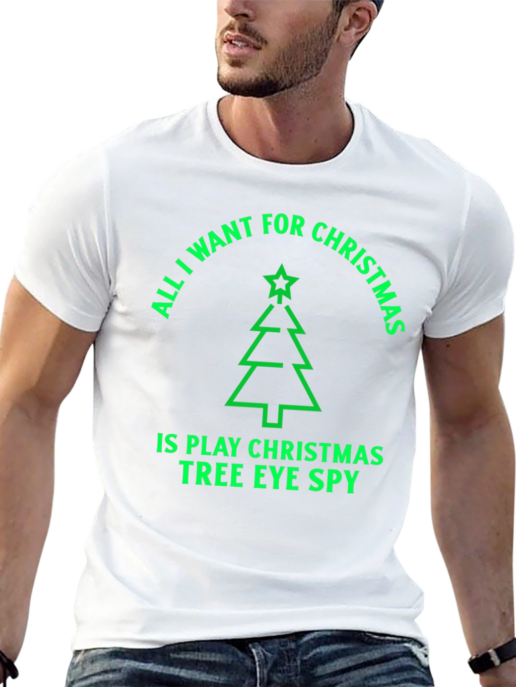 Christmas Tree Eye Spy Graphic Tee