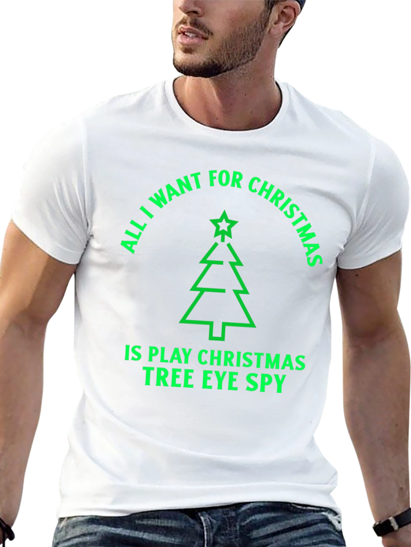 Christmas Tree Eye Spy Graphic Tee