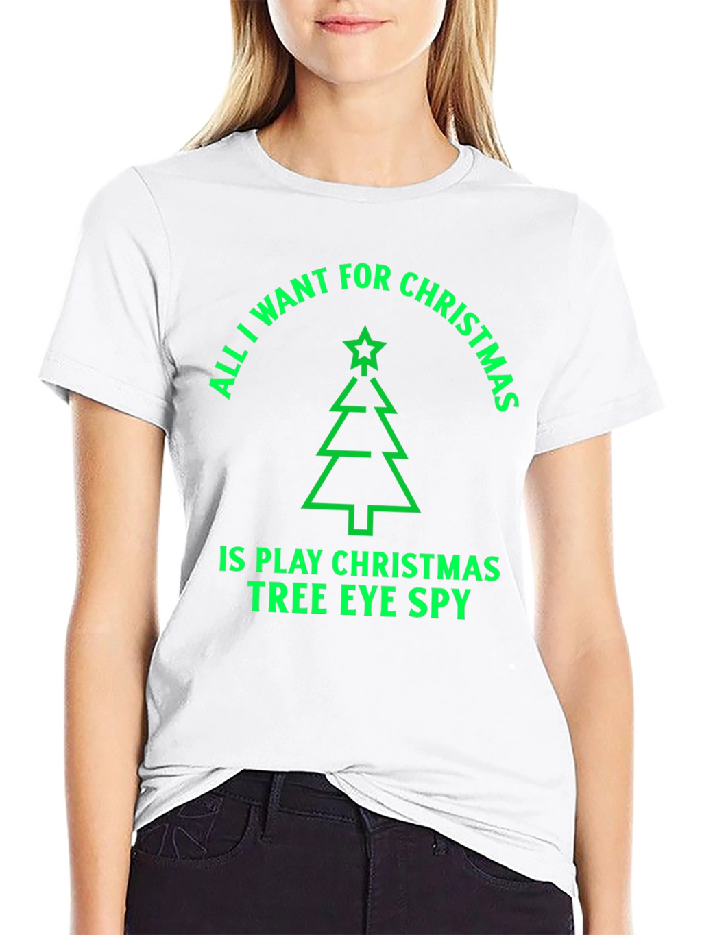 Christmas Tree Eye Spy Graphic Tee