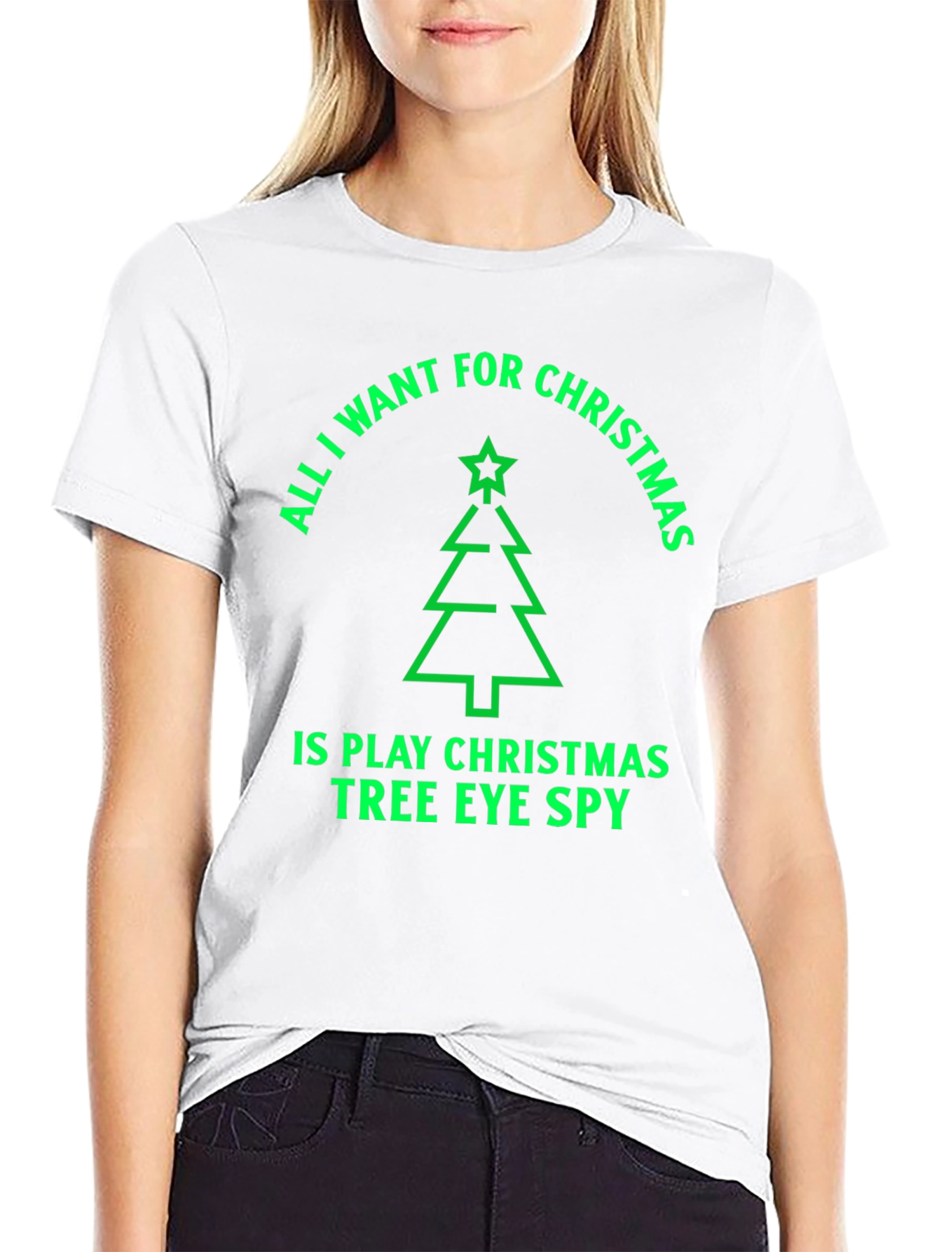 Christmas Tree Eye Spy Graphic Tee