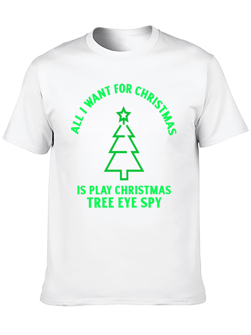 Christmas Tree Eye Spy Graphic Tee