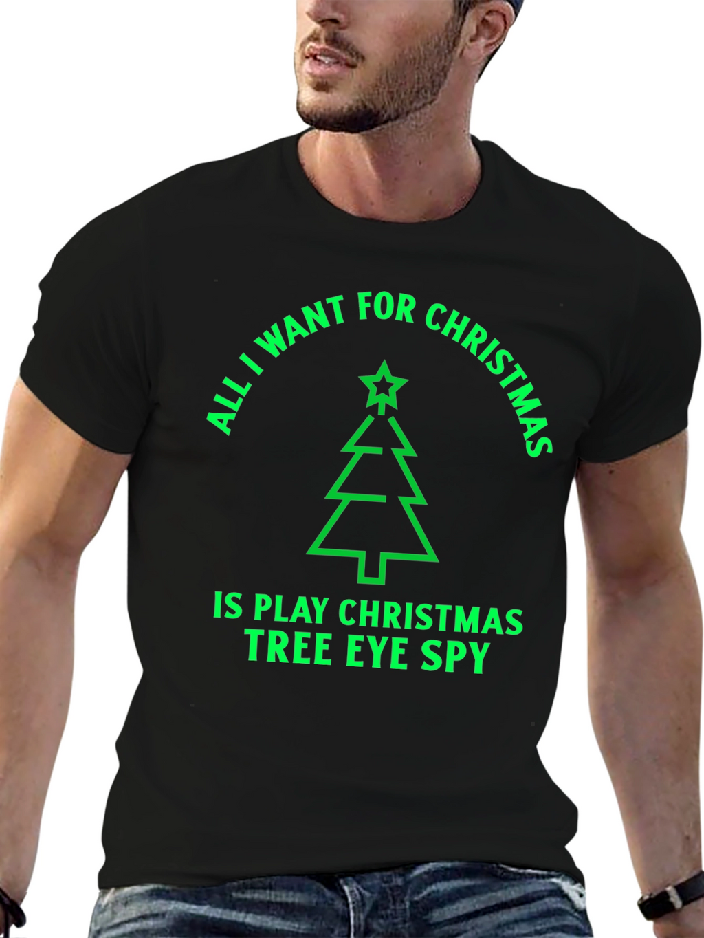 Christmas Tree Eye Spy Graphic Tee