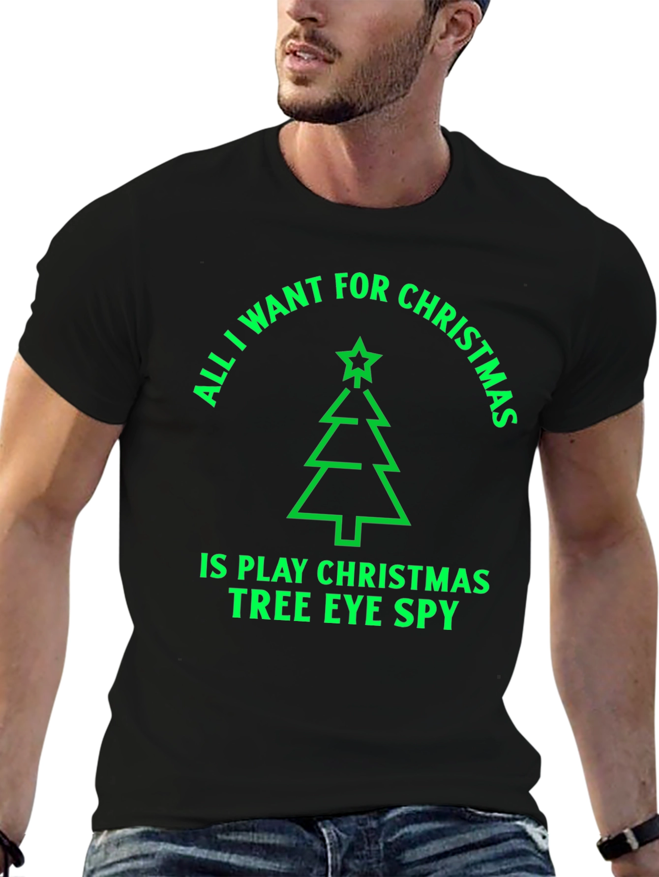 Christmas Tree Eye Spy Graphic Tee