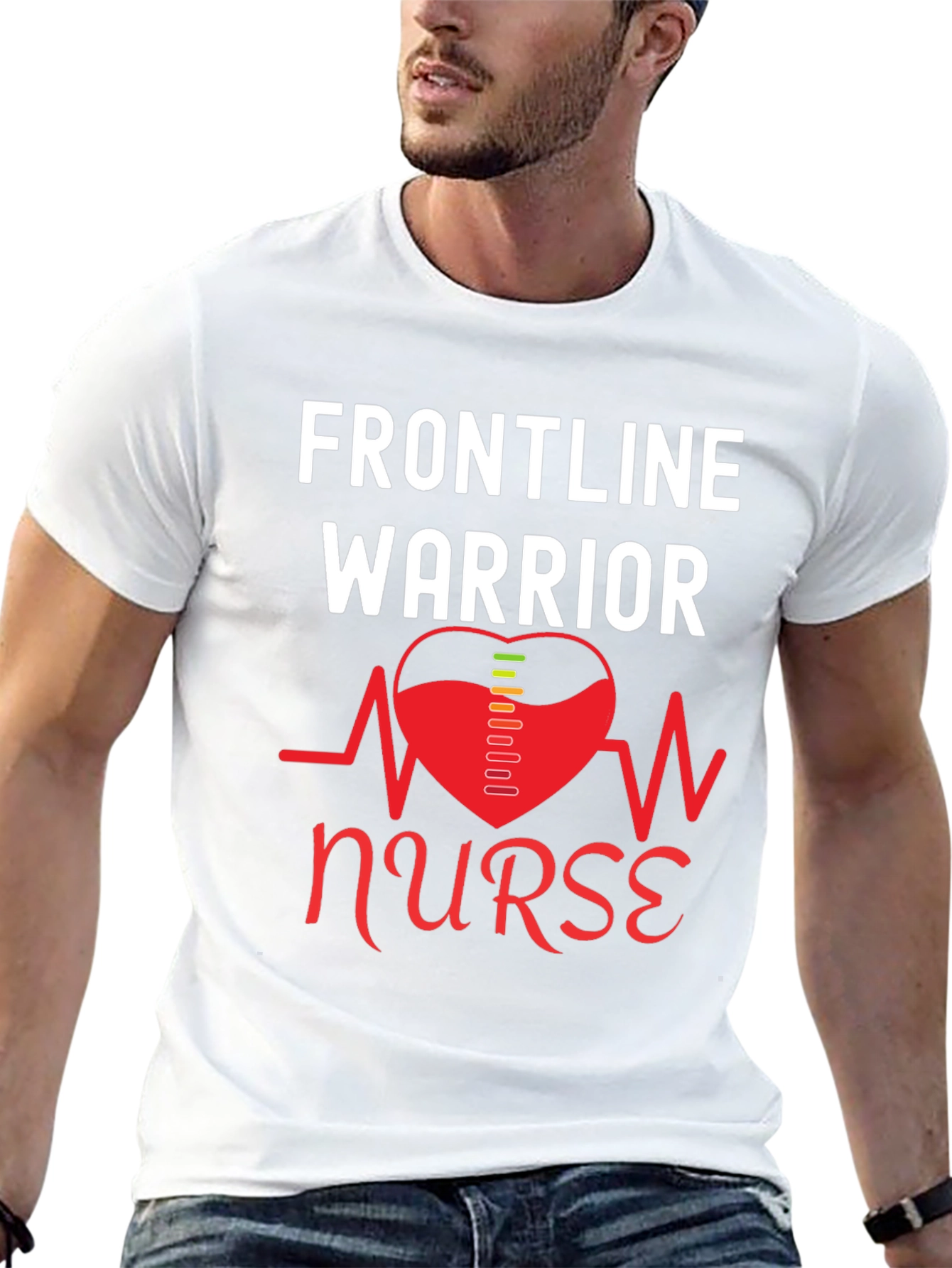 Frontline Warrior Nurse T-Shirt