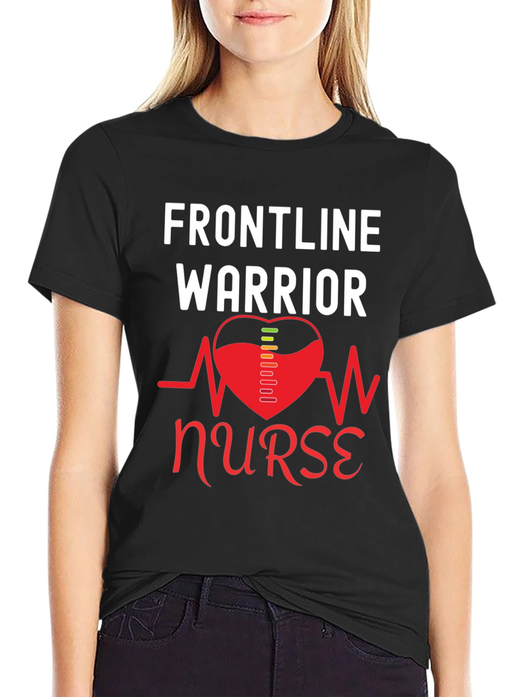 Frontline Warrior Nurse T-Shirt