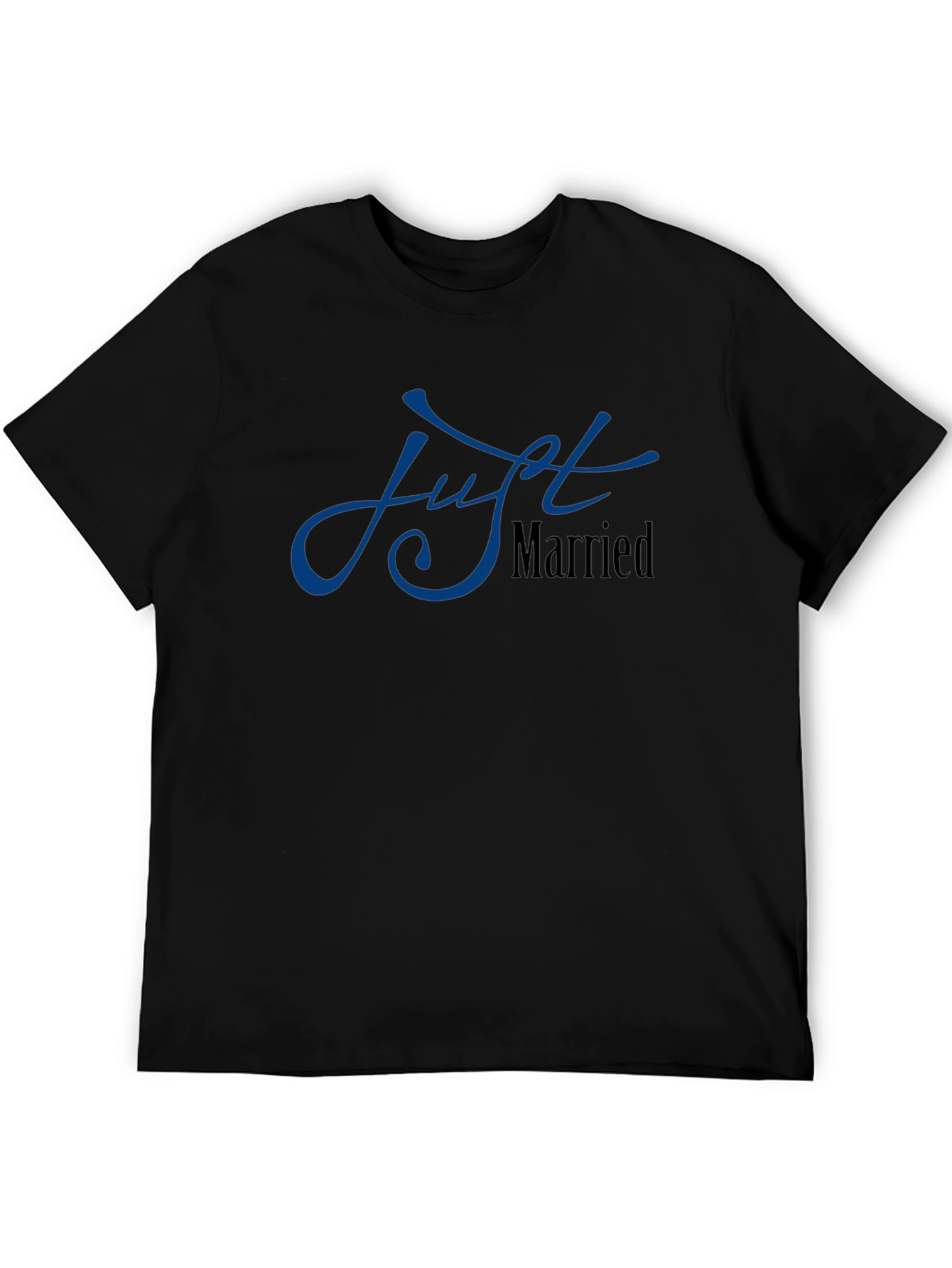 Just Married Black T-Shirt