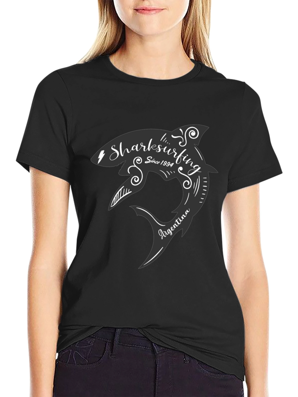 Sharksurfing T-Shirt - Argentina Surf Tee
