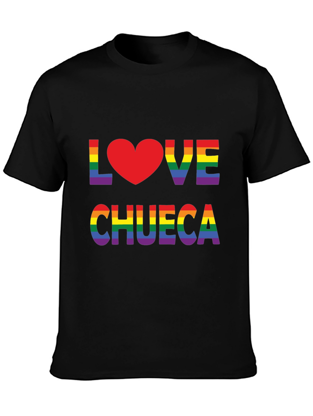 Love Chueca Rainbow Heart T-Shirt