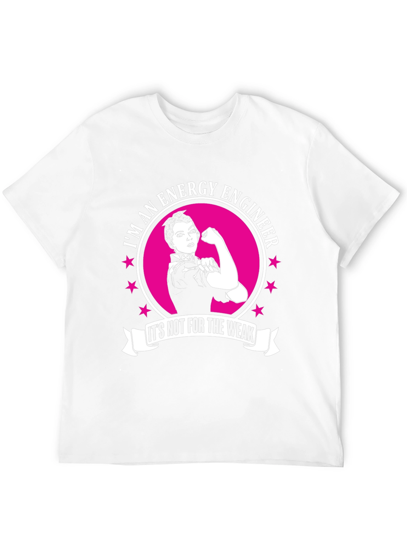Energy Engineer Strong Woman Graphic T-Shirt