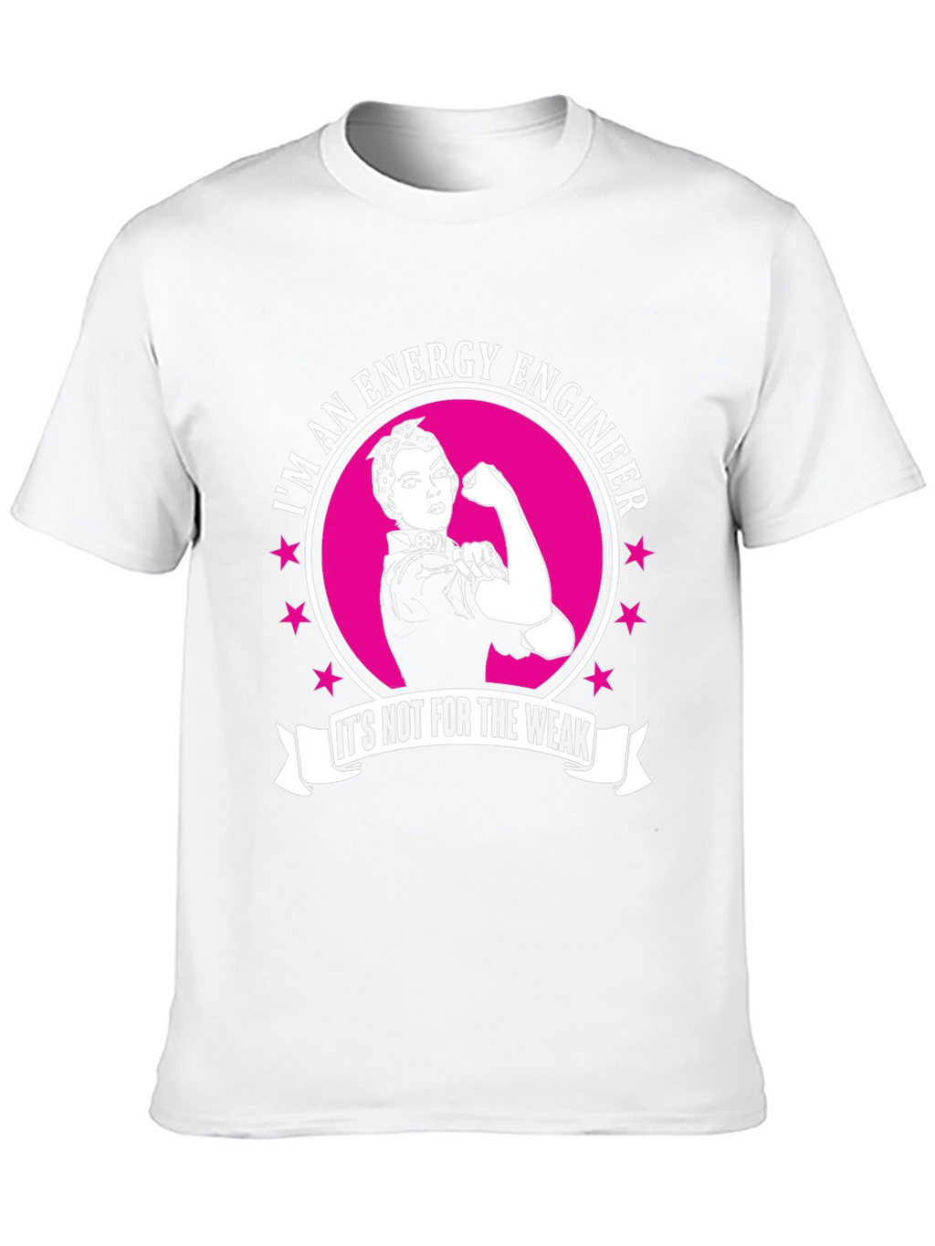 Energy Engineer Strong Woman Graphic T-Shirt