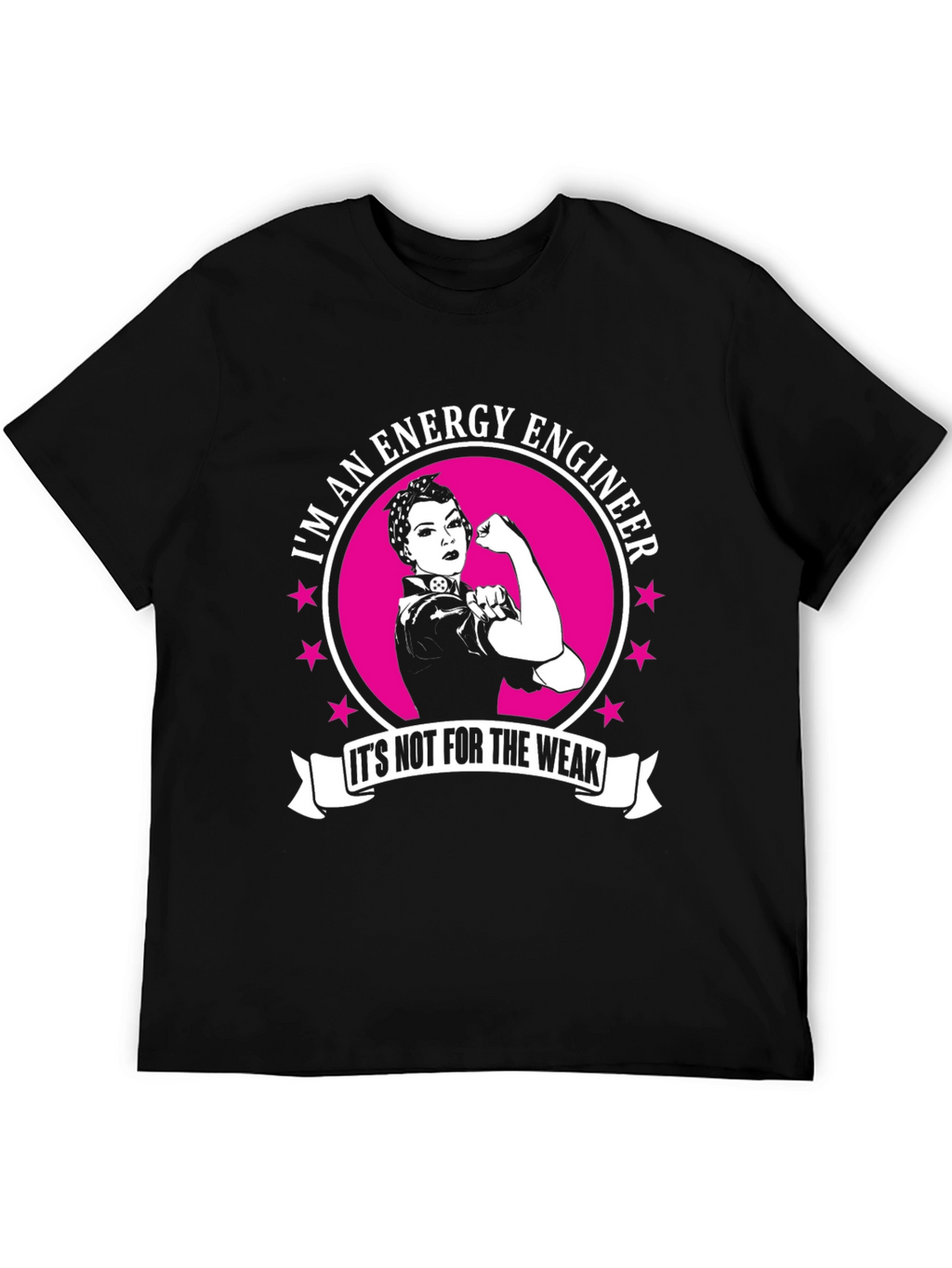 Energy Engineer Strong Woman Graphic T-Shirt