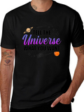 Tell the Universe T-Shirt - Black Graphic Tee