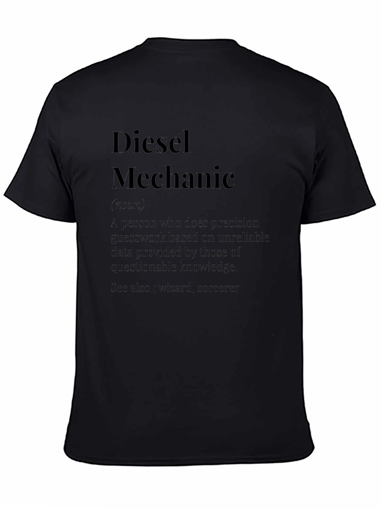 Diesel Mechanic Definition T-Shirt - Funny Job Tee